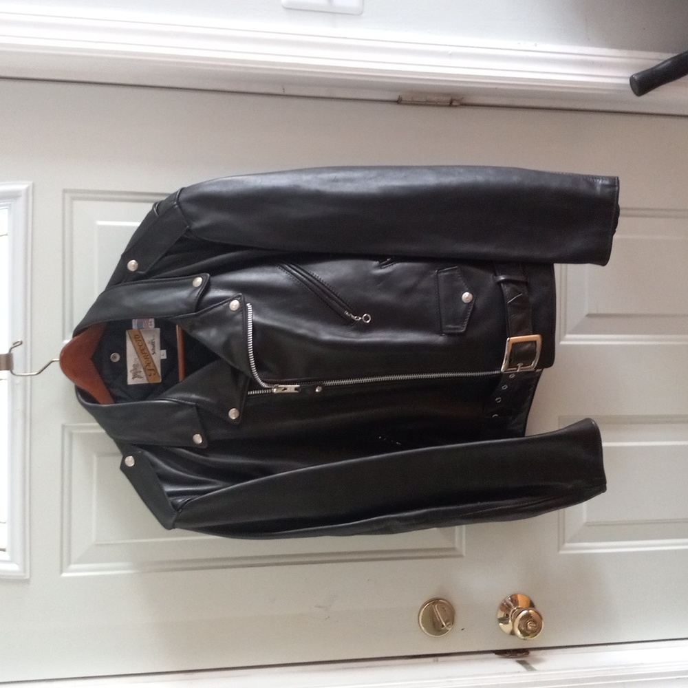 Schott NYC Black Leather Jacket